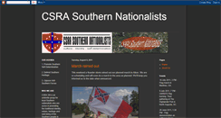 Desktop Screenshot of csrasouthernnationalists.blogspot.com