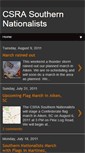 Mobile Screenshot of csrasouthernnationalists.blogspot.com