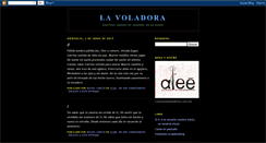 Desktop Screenshot of la-voladora.blogspot.com