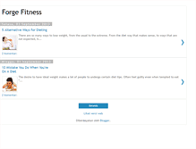 Tablet Screenshot of forge-fitness.blogspot.com