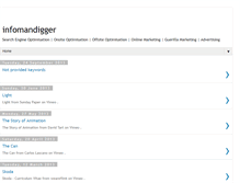 Tablet Screenshot of infomandigger.blogspot.com