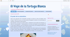 Desktop Screenshot of elviajedelatortugablanca.blogspot.com