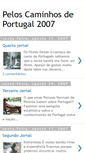 Mobile Screenshot of peloscaminhoseilc2007.blogspot.com