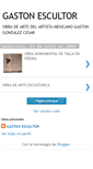 Mobile Screenshot of gastonescultor.blogspot.com