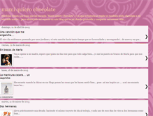 Tablet Screenshot of mamiquierochocolate.blogspot.com