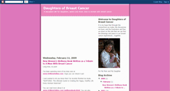 Desktop Screenshot of daughtersofbreastcancer.blogspot.com