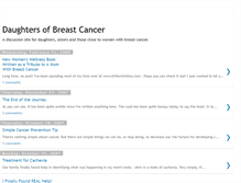 Tablet Screenshot of daughtersofbreastcancer.blogspot.com