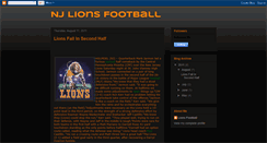 Desktop Screenshot of njlionsfootball.blogspot.com