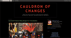 Desktop Screenshot of cauldron.blogspot.com