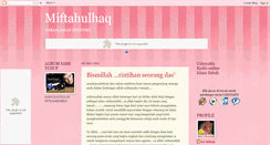 Desktop Screenshot of miftahulhaqq.blogspot.com