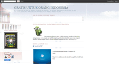 Desktop Screenshot of disinitempatnyagratis.blogspot.com