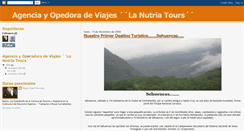 Desktop Screenshot of la-nutria-tours.blogspot.com