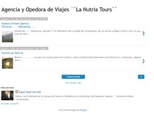 Tablet Screenshot of la-nutria-tours.blogspot.com