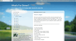 Desktop Screenshot of dinnertimechicago.blogspot.com