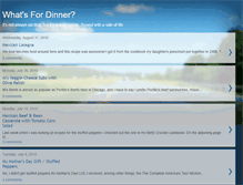 Tablet Screenshot of dinnertimechicago.blogspot.com