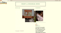 Desktop Screenshot of crop-a-doodle.blogspot.com