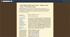 Desktop Screenshot of easybadcreditloan.blogspot.com