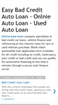 Mobile Screenshot of easybadcreditloan.blogspot.com