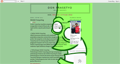 Desktop Screenshot of donprasetyo.blogspot.com