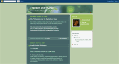 Desktop Screenshot of freedomandfinance.blogspot.com