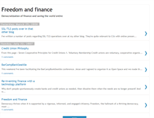 Tablet Screenshot of freedomandfinance.blogspot.com
