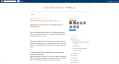 Desktop Screenshot of leesjuanpatworld.blogspot.com