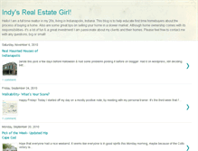 Tablet Screenshot of indyrealestategirl.blogspot.com