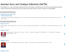 Tablet Screenshot of gurusenibudayaindonesia.blogspot.com