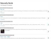 Tablet Screenshot of naturallynerds.blogspot.com