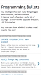 Mobile Screenshot of programmingbullet.blogspot.com