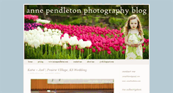 Desktop Screenshot of annependletonphotography.blogspot.com