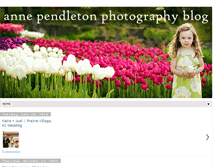 Tablet Screenshot of annependletonphotography.blogspot.com