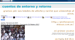 Desktop Screenshot of cuentosdeentornoyretorno.blogspot.com