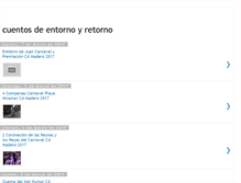 Tablet Screenshot of cuentosdeentornoyretorno.blogspot.com