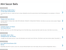 Tablet Screenshot of mini-soccer-balls.blogspot.com