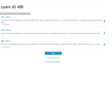 Tablet Screenshot of learn-as-400.blogspot.com