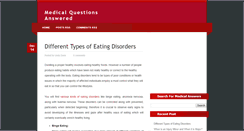 Desktop Screenshot of medical-questions-answered.blogspot.com