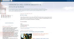 Desktop Screenshot of gerenciadelconocimiento.blogspot.com