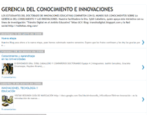 Tablet Screenshot of gerenciadelconocimiento.blogspot.com