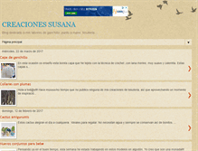 Tablet Screenshot of creaciones-susana.blogspot.com