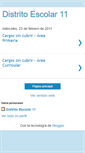Mobile Screenshot of distritoescolar11.blogspot.com