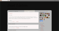 Desktop Screenshot of justlisten47.blogspot.com