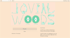 Desktop Screenshot of jovialwoods.blogspot.com
