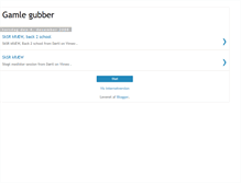 Tablet Screenshot of gamlegubber-border.blogspot.com