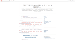 Desktop Screenshot of culturerangers-3.blogspot.com