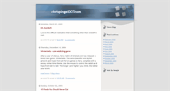 Desktop Screenshot of chrispingel.blogspot.com