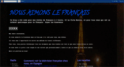 Desktop Screenshot of nousaimonslafrance.blogspot.com