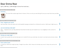 Tablet Screenshot of dearemmarose.blogspot.com
