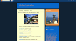 Desktop Screenshot of mexicandestinations.blogspot.com
