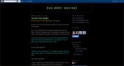 Desktop Screenshot of budmossmusings.blogspot.com